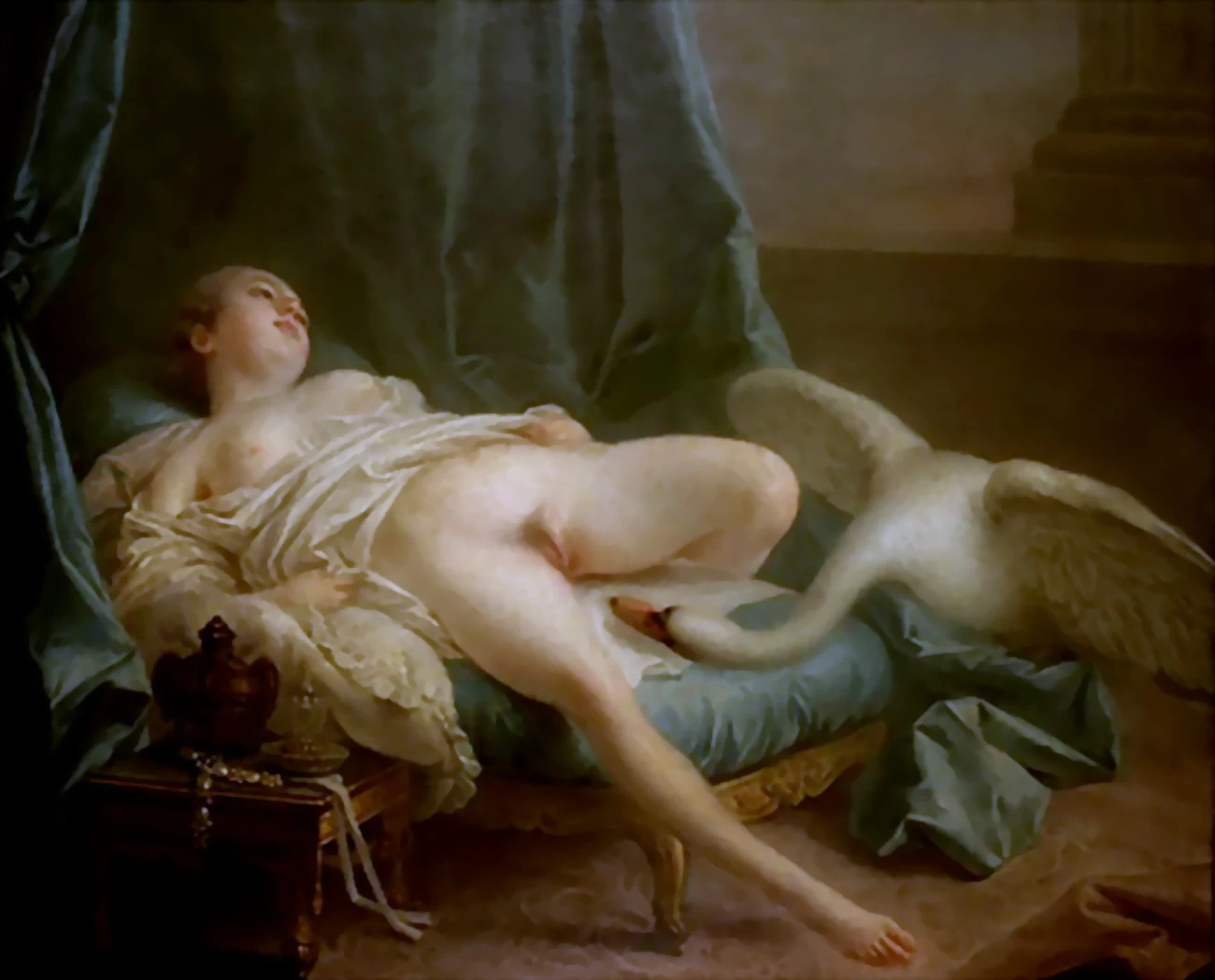 Leda e il cigno - Nazional Museum Stoccolma, attribuito